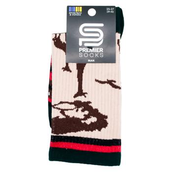 Носки Premier Socks Премиум Exclusive Giraffe мужские классические р.25-27 - купить, цены на ЕКО Маркет - фото 1