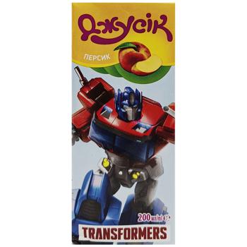 Сік Джусик персиковий з м'якіттю 200мл - купити, ціни на КОСМОС - фото 2