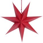 Украшение подвесное Koopman Звезда бумажная 45см красный