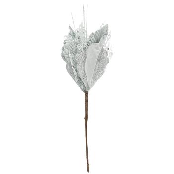 Artificial Poinsettia Silver 22cm - buy, prices for COSMOS - photo 1