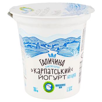 Galychyna Carpathian Sugar-Free Yogurt 3% 280g - buy, prices for Ideal - photo 1