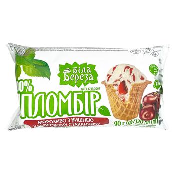 Мороженое Біла Береза Вишня 90г - купить, цены на КОСМОС - фото 1