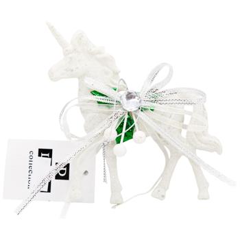 White Unicorn Decoration with Decorations 11cm - buy, prices for MegaMarket - photo 1