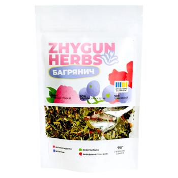 Чай трав’яний Zhygun Herbs Багрянич 75г - купити, ціни на Grono - фото 1