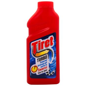 Засіб для прочищення труб Tiret Turbo 500мл