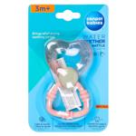Canpol Babies Wand Water Teether with Rattle Pink