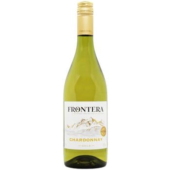 Frontera Chardonnay Wine white semi-dry 13% 0.75l - buy, prices for NOVUS - photo 1