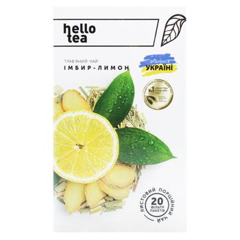 Чай Hello Tea Імбирь Лимон 60 г - купить, цены на ULTRAMARKET - фото 2