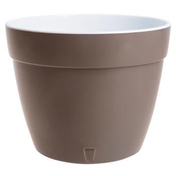 Вазон Santino Asti 15л шаде-белый