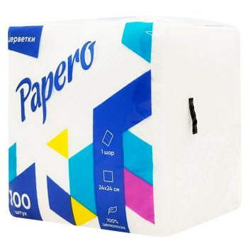 napkins papero white 100g Ukraine