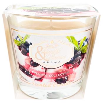 Свічка ароматична Пако-Іф Premium Collection Ваніль і ягоди 90х82мм