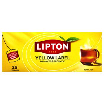 Чай черный Lipton Yellow Label 2г*25шт - купить, цены на ULTRAMARKET - фото 2