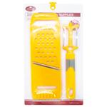 Тертка та овочечистка 22,2*8+20*4см