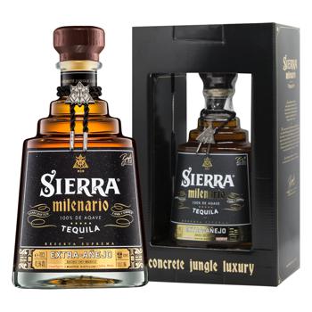 Sierra Milenario Extra Anejo 100% De Agave Tequila 41.5% 0.7l - buy, prices for - photo 1