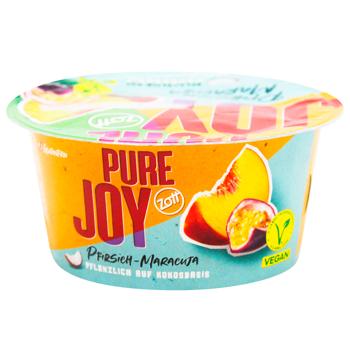 Zott Pure Joy Coconut Yogurt with Peach-Passion Fruit Flavor 125g - buy, prices for MegaMarket - photo 1