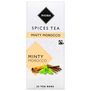 Rioba Minty Morocco Black Tea with Cinnamon and Mint 1.5g*25pcs - buy, prices for METRO - photo 3