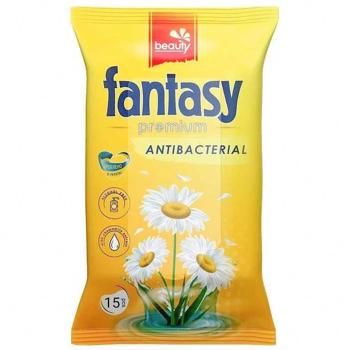 Fantasy Premium Antiseptic Wet Wipes 15pcs - buy, prices for Auchan - photo 1