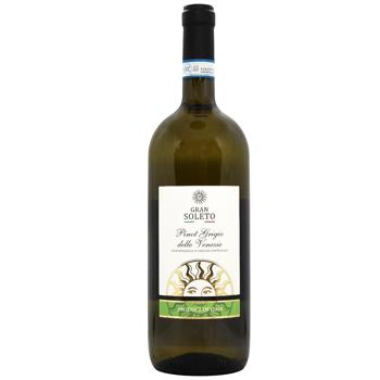 Вино Gran Soleto Pinot Grigio Delle Venezie біле сухе 12% 1,5л