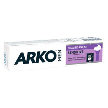 Крем для гоління Arko Men Sensitive 65мл - купити, ціни на МегаМаркет - фото 1