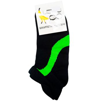 Let`s Go Men's Medium Black Socks s.25 - buy, prices for Supermarket "Kharkiv" - photo 1
