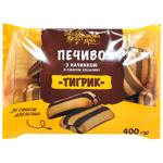 Печенье Українська Зірка Тигрик со вкусом апельсина 400г