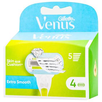 Картриджи для бритья Gillette Venus Embrace сменные 4шт - купить, цены на ULTRAMARKET - фото 2