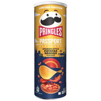 Чипсы Pringles Passport Spanish Style картофельные со вкусом пататас бравас 165г - купить, цены на Cупермаркет "Харьков" - фото 1