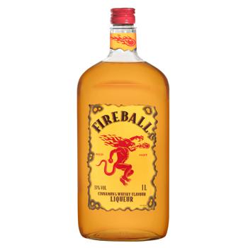 Лікер Fireball зі смаком кориці та віскі 33% 1л