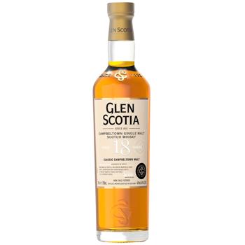 Віскі Glen Scotia 18 років 46% 0,7л