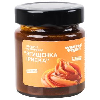 Продукт рослинний Згущонка Іриска WANTED VEGAN 180 г