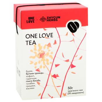 Чай фірмовий One Love Tea ONE LOVE x Zhygun Herbs 50 г - купити, ціни на WINETIME - фото 2