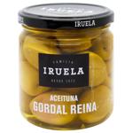 Iruela Queen Gordal Green Olives with Pits 370g