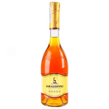 Sarajishvili 5yo Brandy 40% 0.5l