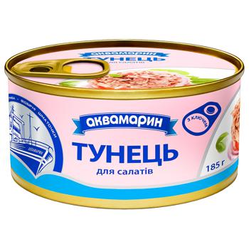 Akvamaryn Tuna for Salads in Own Juice 185g - buy, prices for Auchan - photo 1