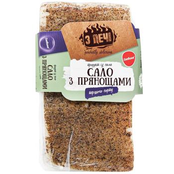 Сало свиное Глобино Из печи с пряностями первый сорт - купить, цены на Auchan - фото 1