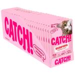 Корм вологий Catch! з яловичиною та овочами для котів 24шт х 85г