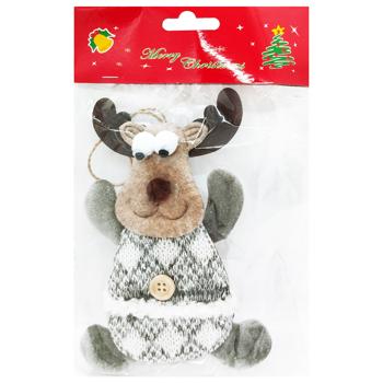 Textile Christmas Tree Decoration in Assortment 11*19cm - buy, prices for COSMOS - photo 1