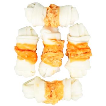 Ласощі для собак Trixie Denta Fun з куркою кістка для чищення зубів 5см 70г 5шт - купити, ціни на MasterZoo - фото 3