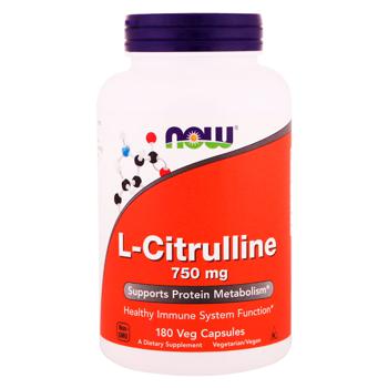 Now Foods L-Citrulline 750mg 180 capsules - buy, prices for Biotus - photo 1