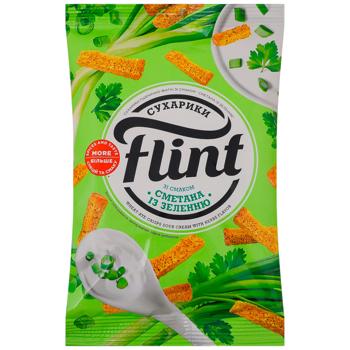 Сухарики Flint со вкусом сметаны с зеленью 60г - купить, цены на Grono - фото 4