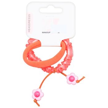 Hair Elastic with Decoration 2pcs ZZ-520168-14199 - buy, prices for Tavria V - photo 2