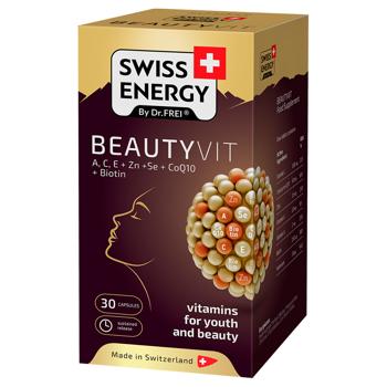 Swiss Energy BEAUTYVIT ACE+Zn+Se+CoQ10+Biotin, 30 capsules - купить, цены на Biotus - фото 2