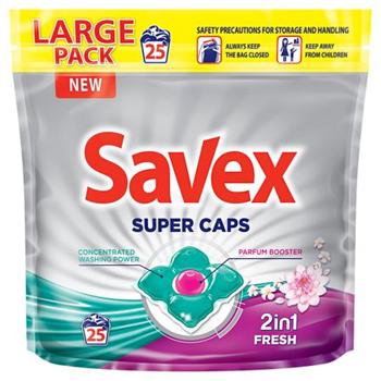 Savex Super Caps Fresh Capsules for Washing 25pcs