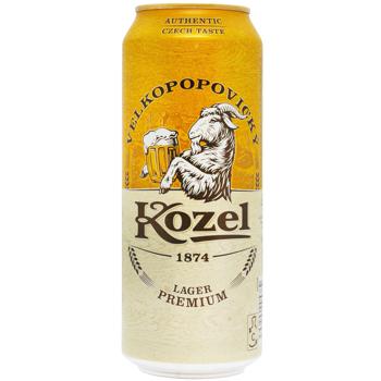 Kozel Premium Lager Light Filtered Beer 4.6% 0.5l