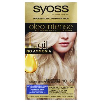 Крем-фарба Syoss Oleo Intense 10-50 Димчастий Блонд - купити, ціни на МегаМаркет - фото 2