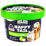 Морозиво Club 4 Paws Happy Tail з яблучним пюре для домашніх тварин 90г