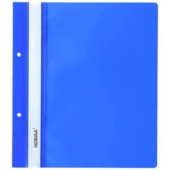 Norma Blue Perforated Binder with Transparent Top A5