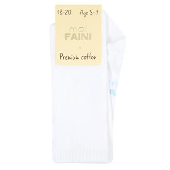 knee highs moi faini white 18-20size