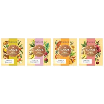 Lovare Assorted Tisanes Ginger Collection Herbal Tea 1.5g x 32pcs - buy, prices for Auchan - photo 2