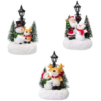 Koopman Winter Landscape Figurine with LED Lighting 8х11x15cm in assortment - buy, prices for Auchan - photo 1
